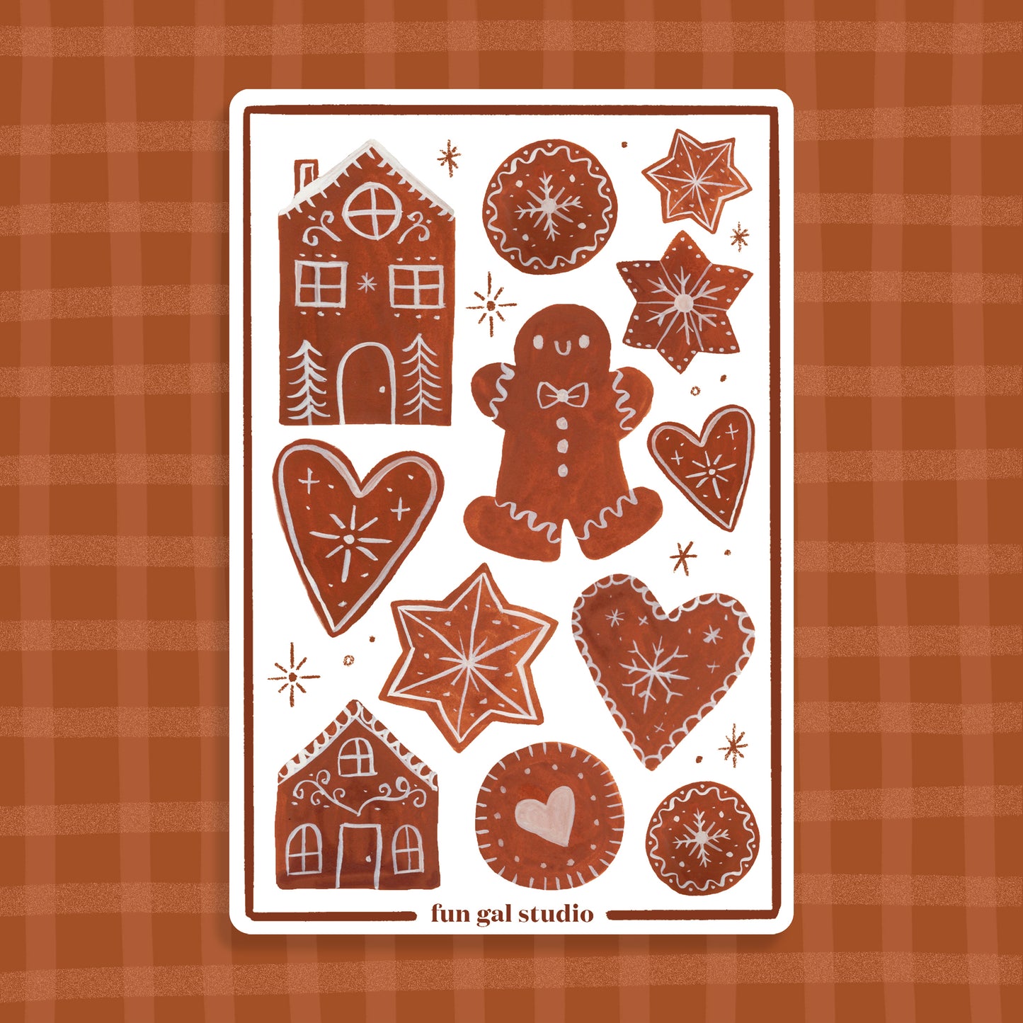 Gingerbread - Sticker Sheet