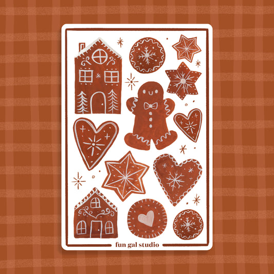 Gingerbread - Sticker Sheet