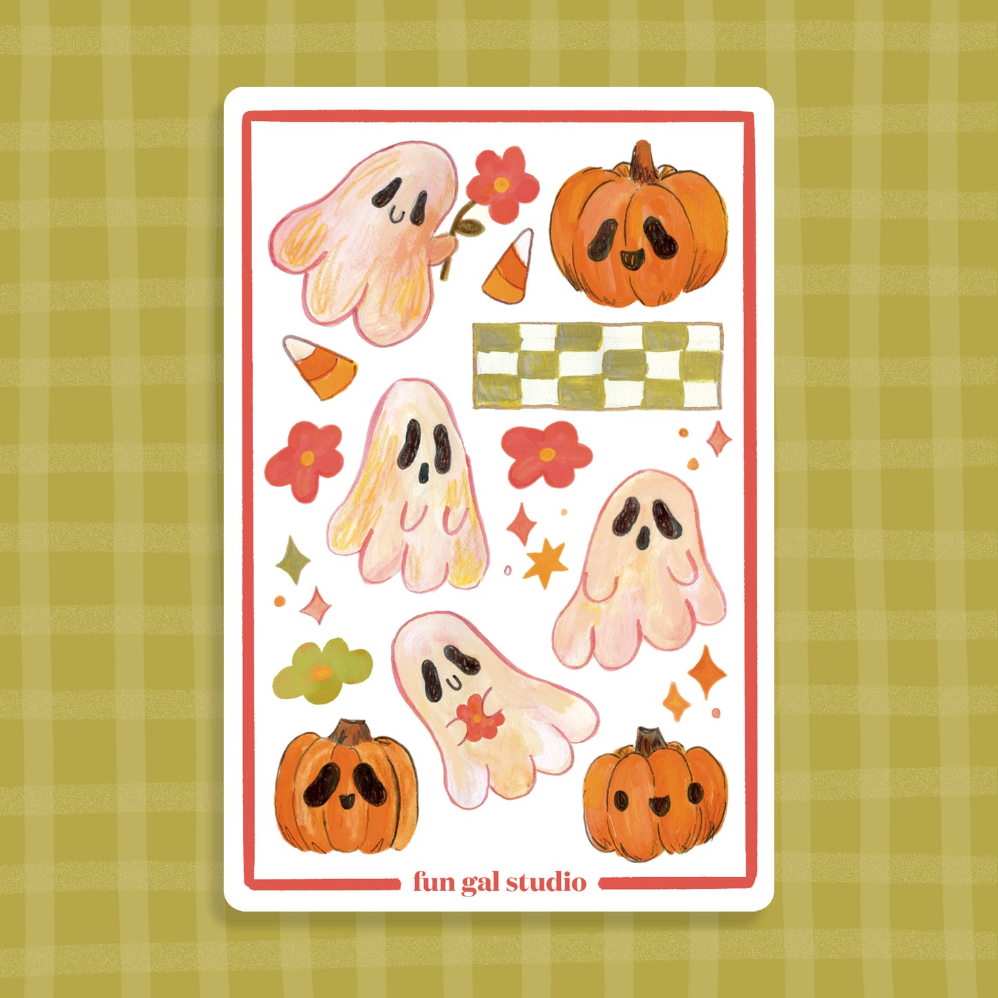 Groovy Ghosties - Sticker Sheet