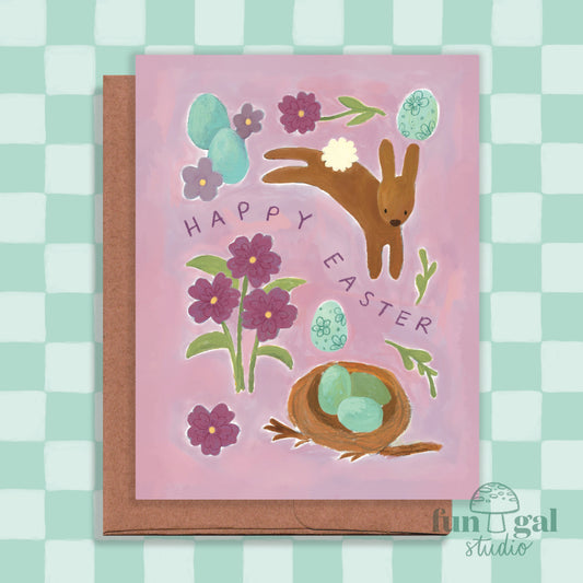 Happy Easter Card - Spring Greeting Card