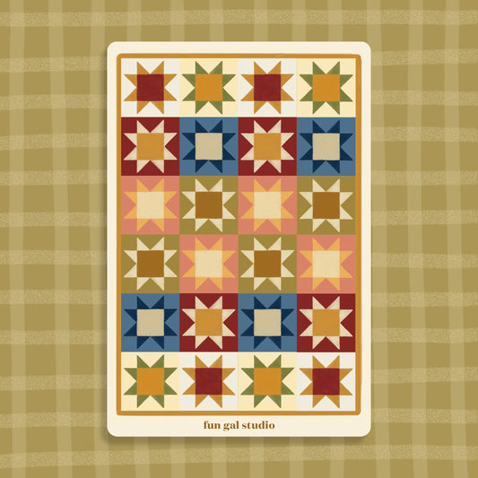 Cozy Quilt Squares - Sticker Sheet