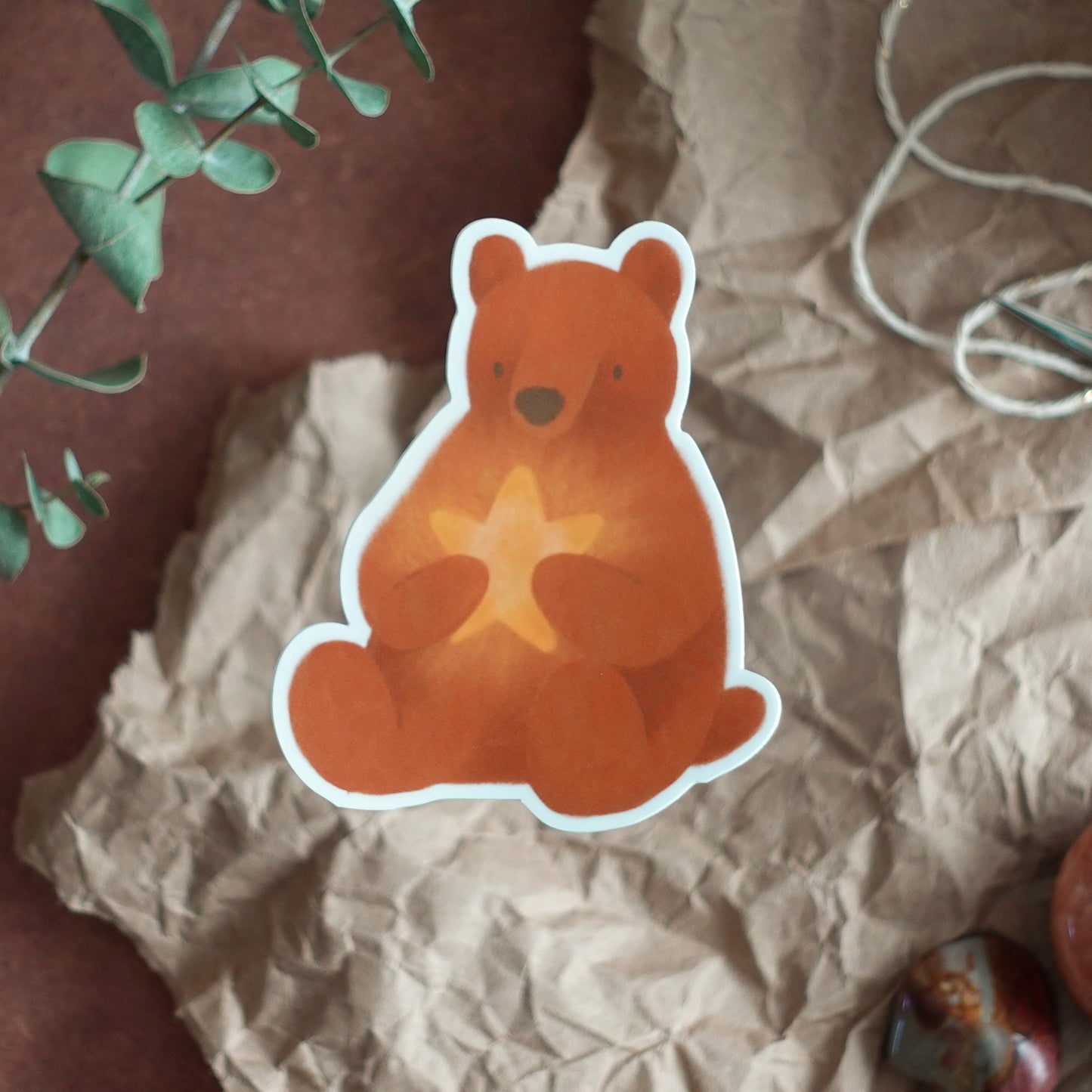 Ursa Stellarum - Bear Die Cut Vinyl Sticker