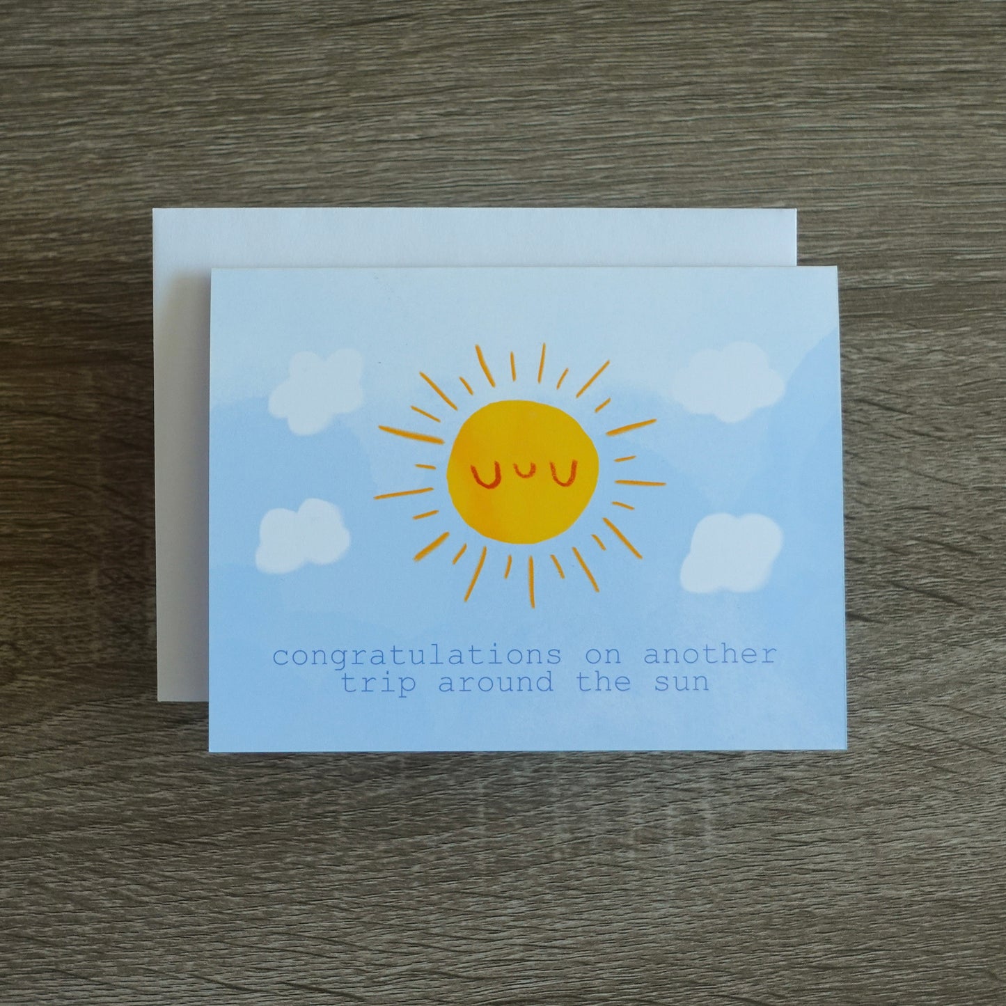 Another Trip Around the Sun - Birthday card / Anti-birthday card