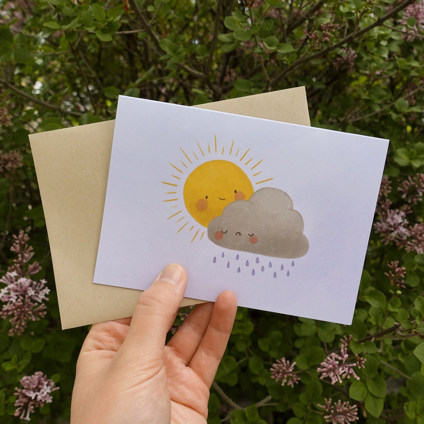 It's Okay to Have Rainy Days - Sympathy, Condolence, Encouragement Card