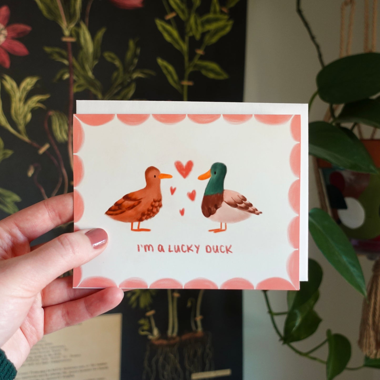 I'm a Lucky Duck - Love you / Anniversary / Valentines Card
