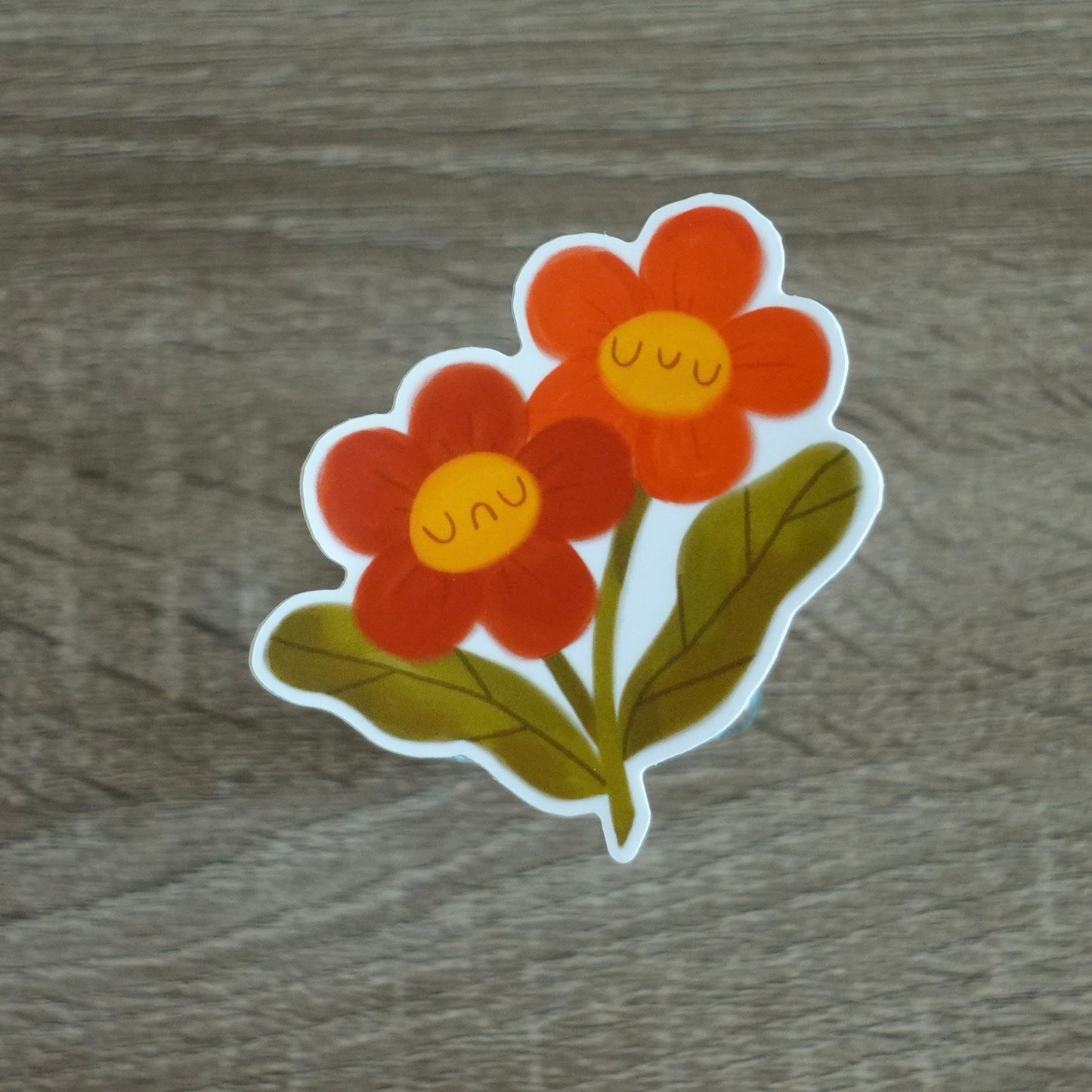 Moody Blooms - Flower Die Cut Vinyl Sticker