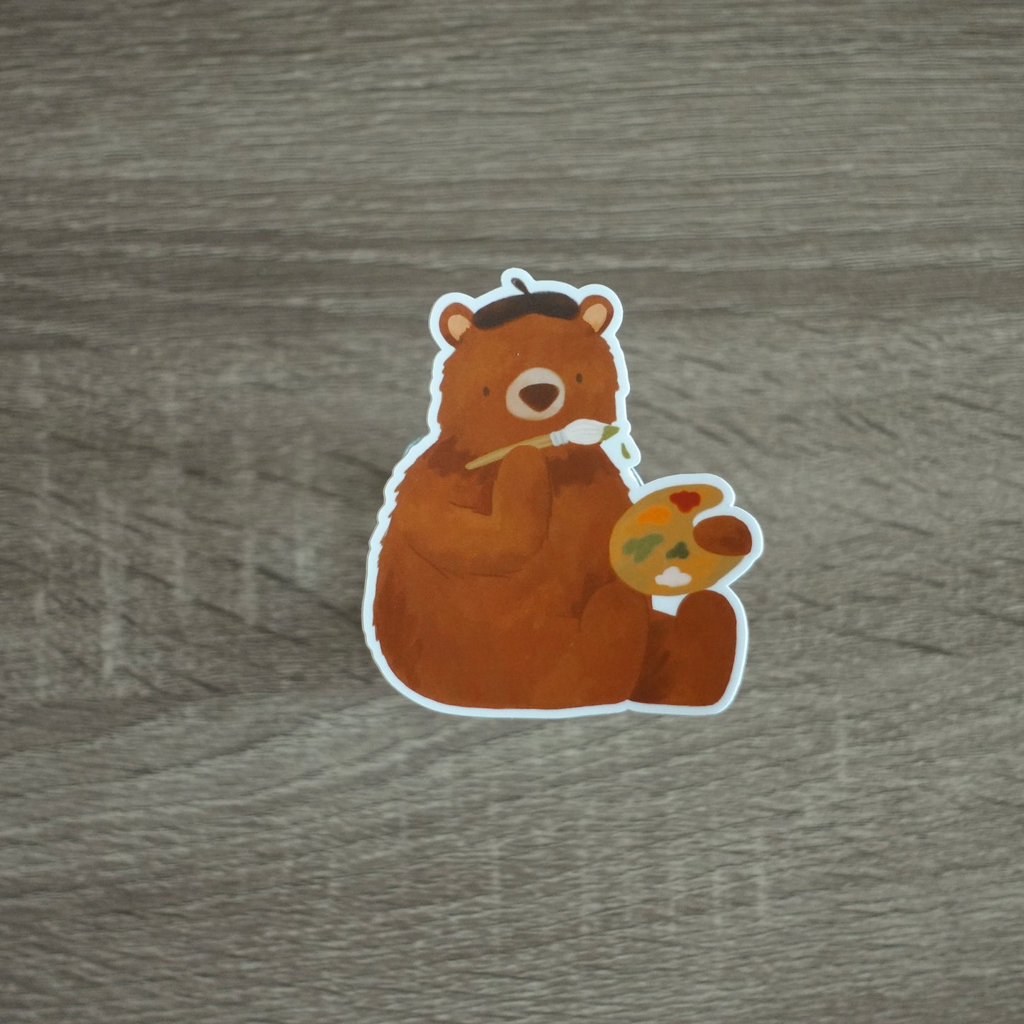 Bear Ross - Artist Bear Die Cut Vinyl Sticker